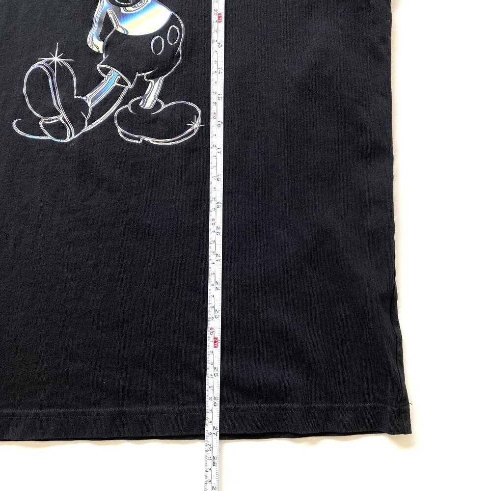 Uniqlo x Disney Mickey Stands Black Graphic Tee Unisex Size M - Picture 8 of 8